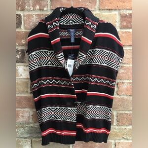Chaps sweater vest medium